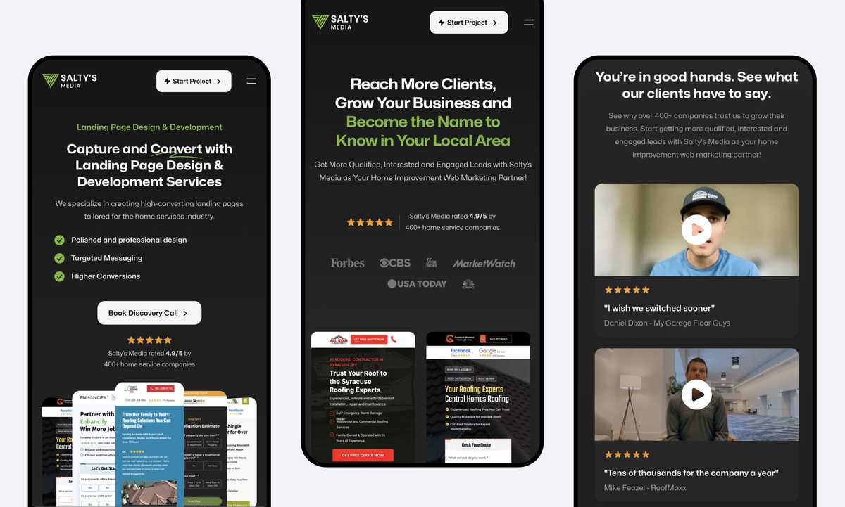 Salty's Media Website